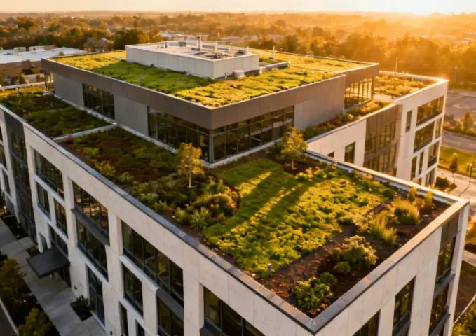 Sustainable building featuring MSI certified surfaces